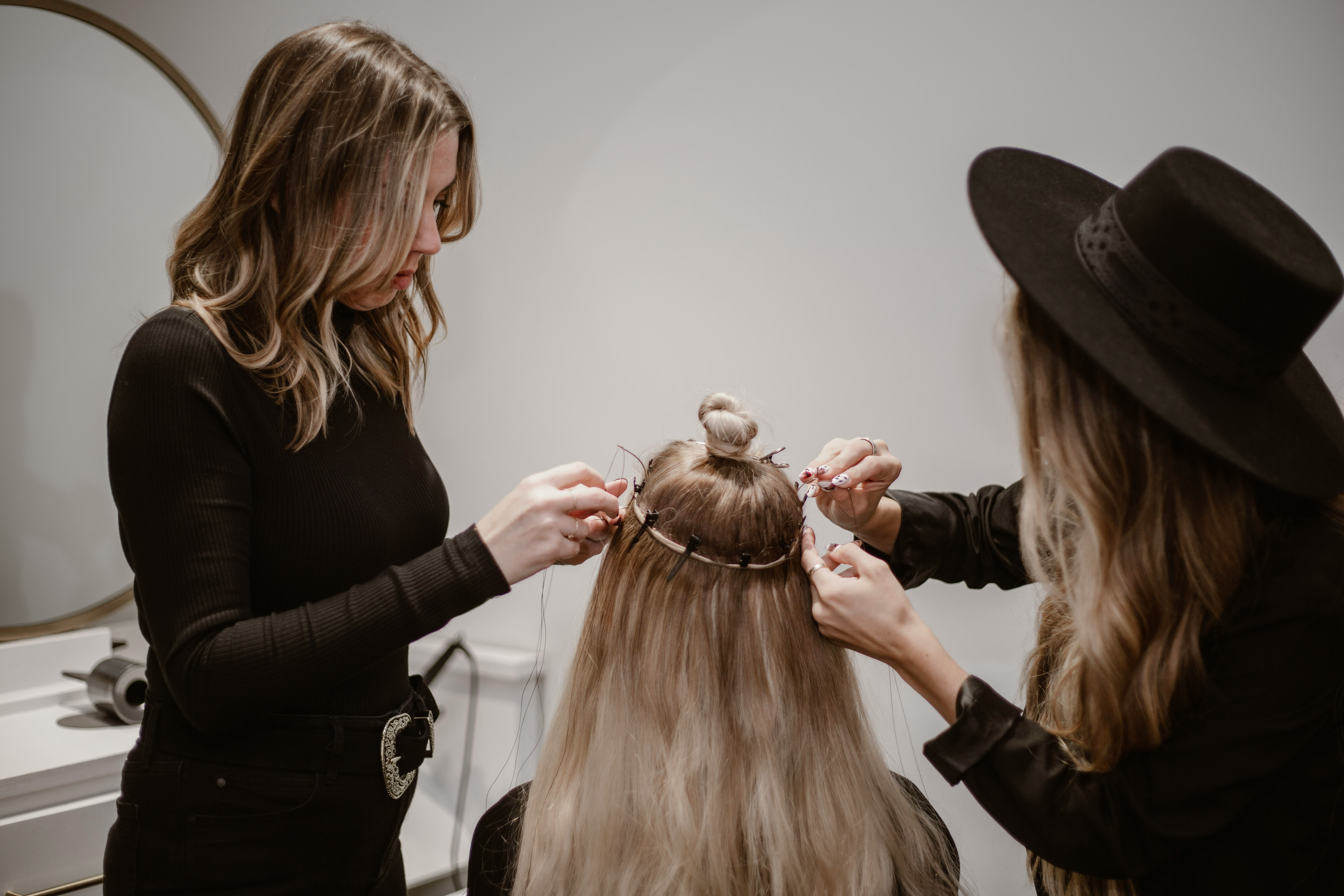 Ferucal salon team and workspace